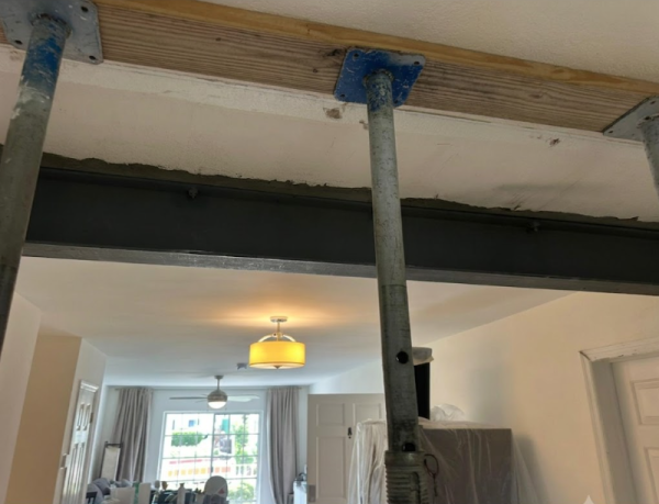 Replacement Beam to Wall Removal at Caribbean Courts 3A South Church Street